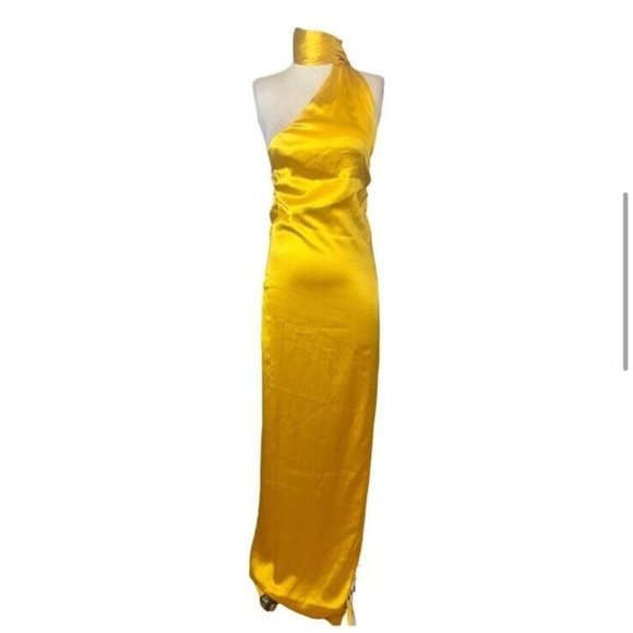 Khanums x REVOLVE Kara Pearl Trim Maxi Dress Yellow - Picture 6 of 7